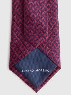 CORBATA JACQUARD MF ROJO