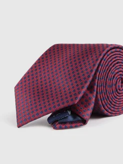 CORBATA JACQUARD MF ROJO