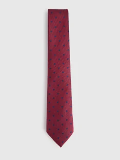 CORBATA JACQUARD MF ROJO