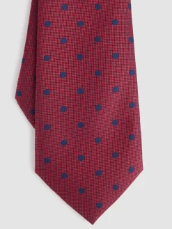 CORBATA JACQUARD MF ROJO