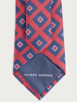 CORBATA JACQUARD MF ROJO
