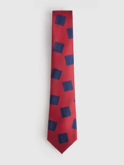 CORBATA JACQUARD MF ROJO