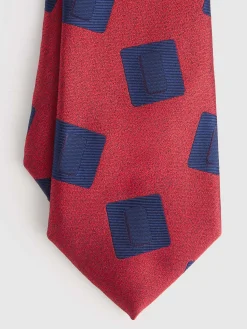 CORBATA JACQUARD MF ROJO