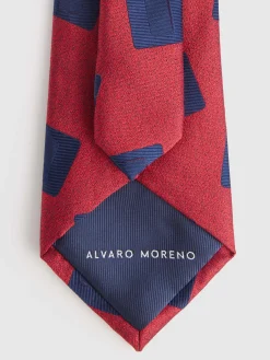 CORBATA JACQUARD MF ROJO