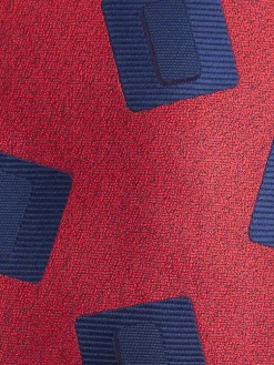 CORBATA JACQUARD MF ROJO