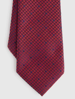 CORBATA JACQUARD MF ROJO