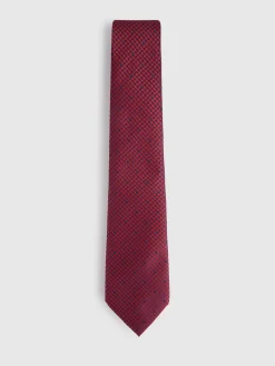 CORBATA JACQUARD MF ROJO