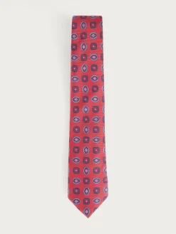 CORBATA JACQUARD MF ROJO