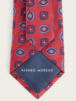 CORBATA JACQUARD MF ROJO