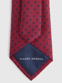 CORBATA JACQUARD MF ROJO
