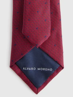 CORBATA JACQUARD MF ROJO