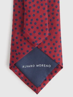 CORBATA JACQUARD MF ROJO