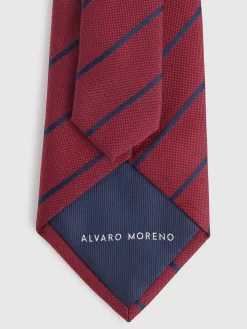 CORBATA JACQUARD MF ROJO