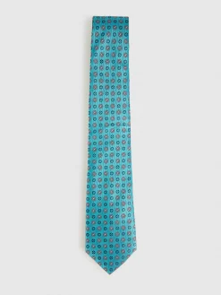 CORBATA JACQUARD MF VERDE AGUA
