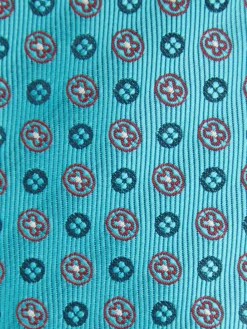 CORBATA JACQUARD MF VERDE AGUA