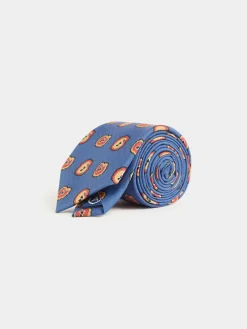 CORBATA PRINTED AZUL
