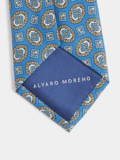 CORBATA PRINTED AZUL