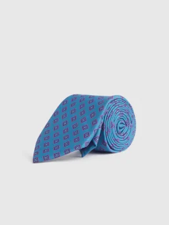 CORBATA PRINTED AZUL