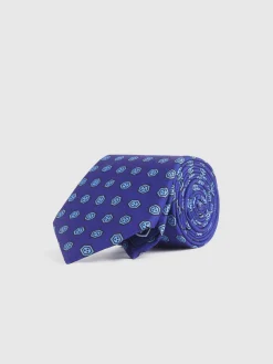 CORBATA PRINTED AZUL