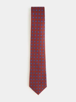 CORBATA PRINTED BURDEOS