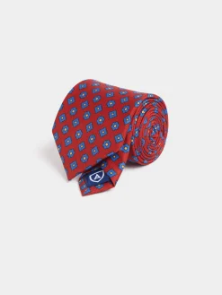 CORBATA PRINTED ROJO