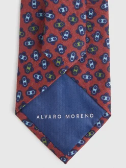 CORBATA PRINTED ROJO