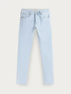 DENIM SLIM BASICO CELESTE