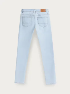 DENIM SLIM BASICO CELESTE