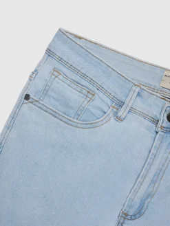 DENIM SLIM BASICO CELESTE