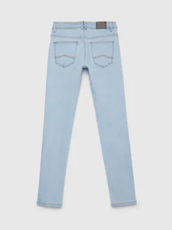 DENIM SLIM BASICO CELESTE