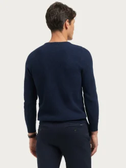 JERSEY BOLSON AZUL MARINO