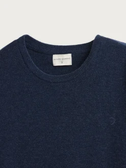 JERSEY BOLSON AZUL MARINO