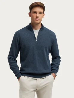 JERSEY CREMALLERA AZUL