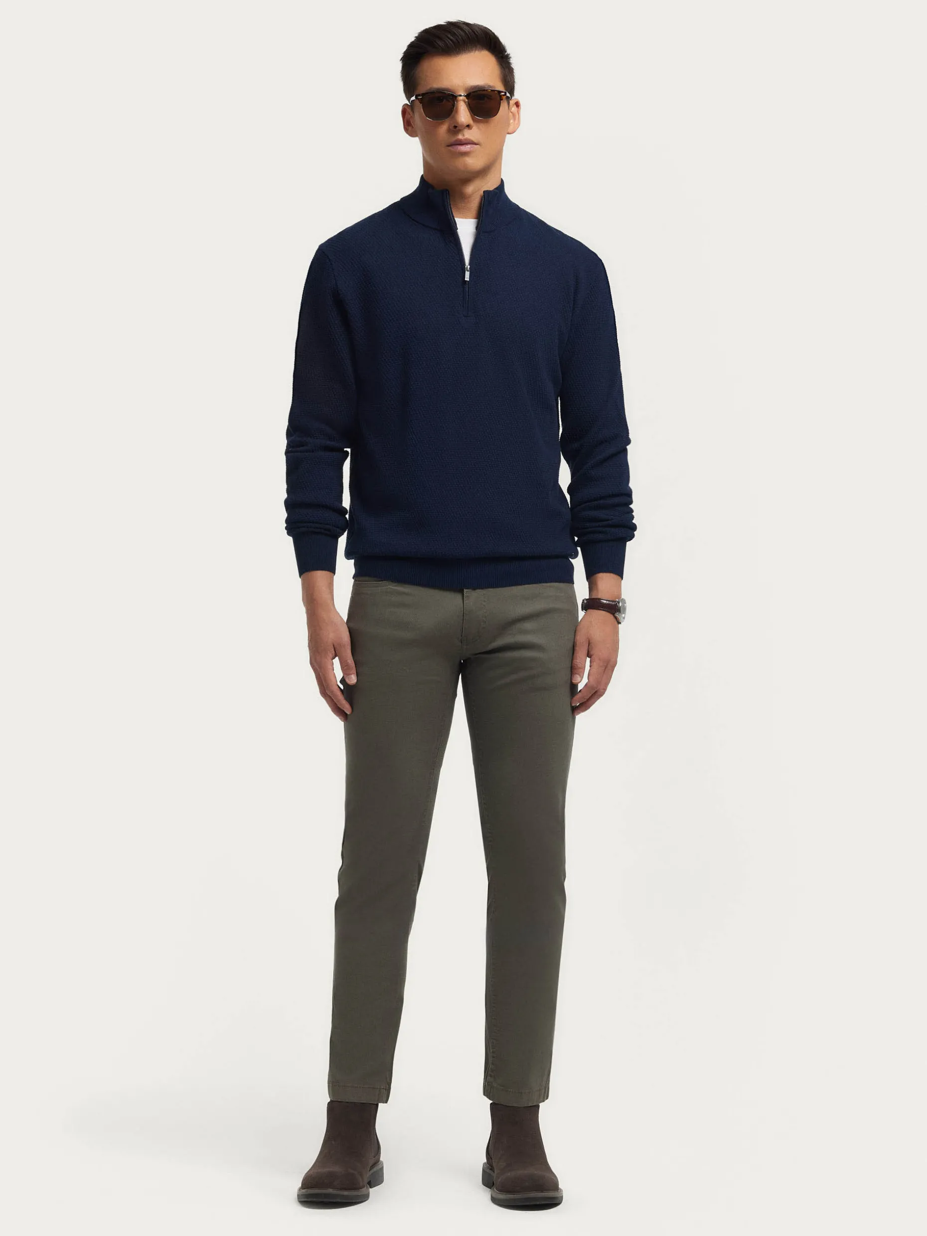 JERSEY CREMALLERA AZUL MARINO