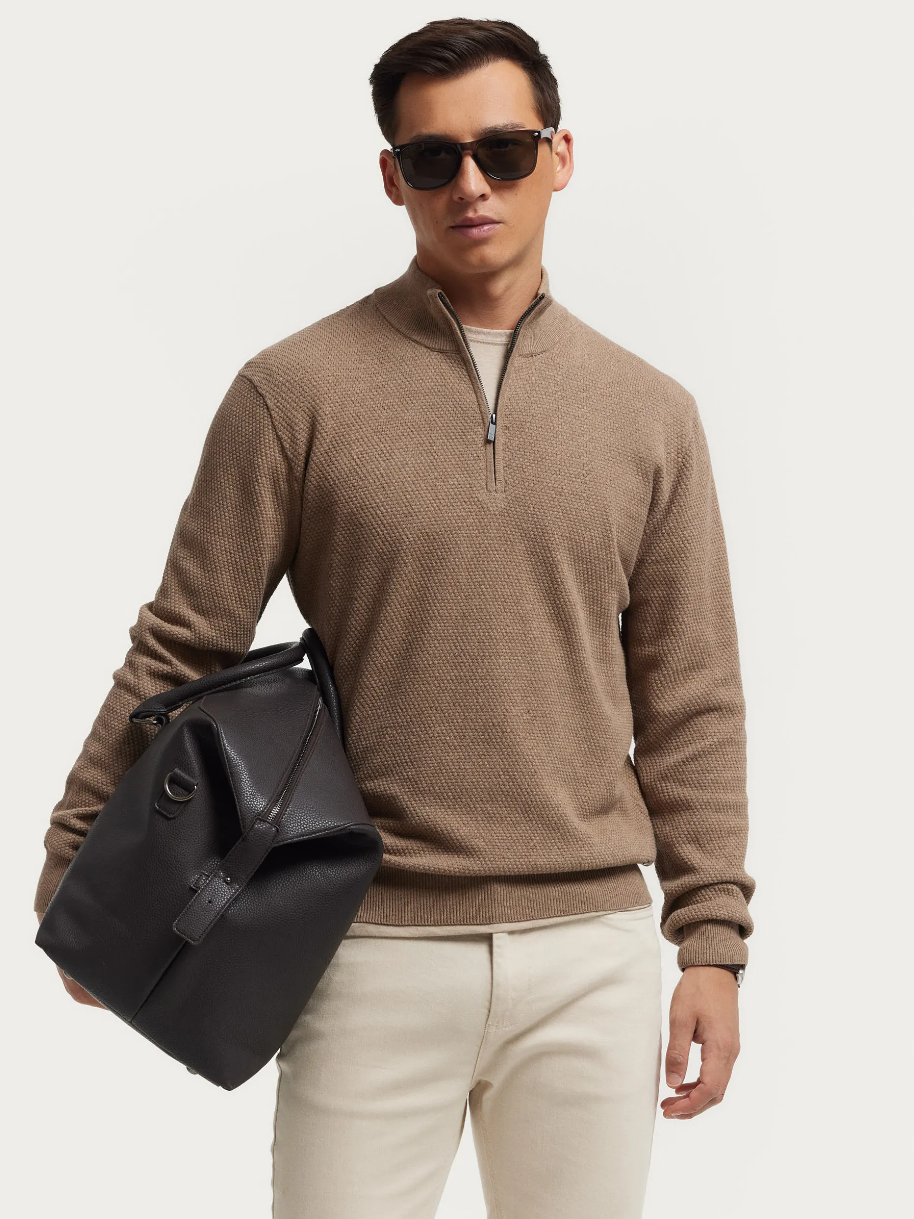 JERSEY CREMALLERA BEIGE