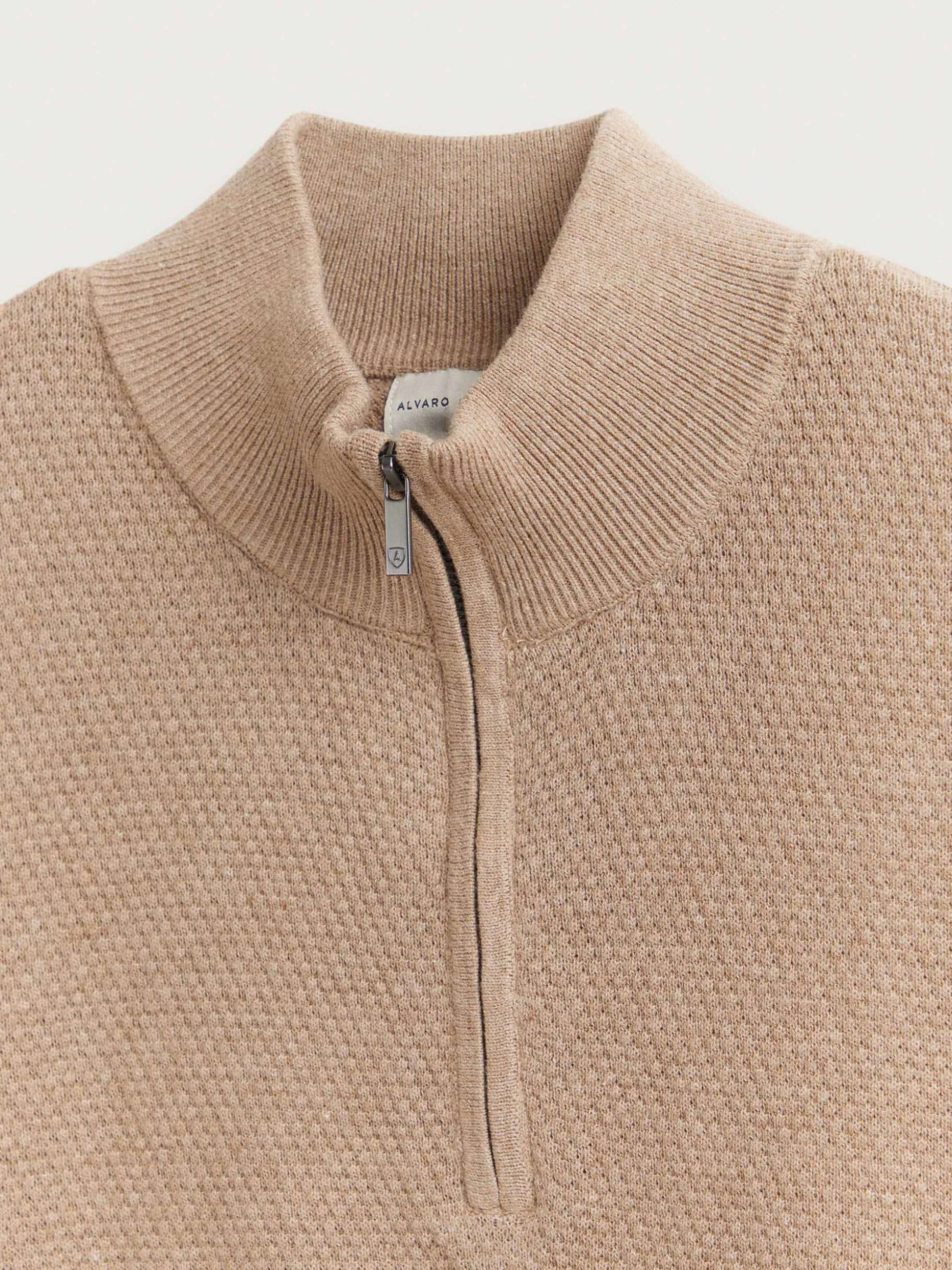 JERSEY CREMALLERA BEIGE