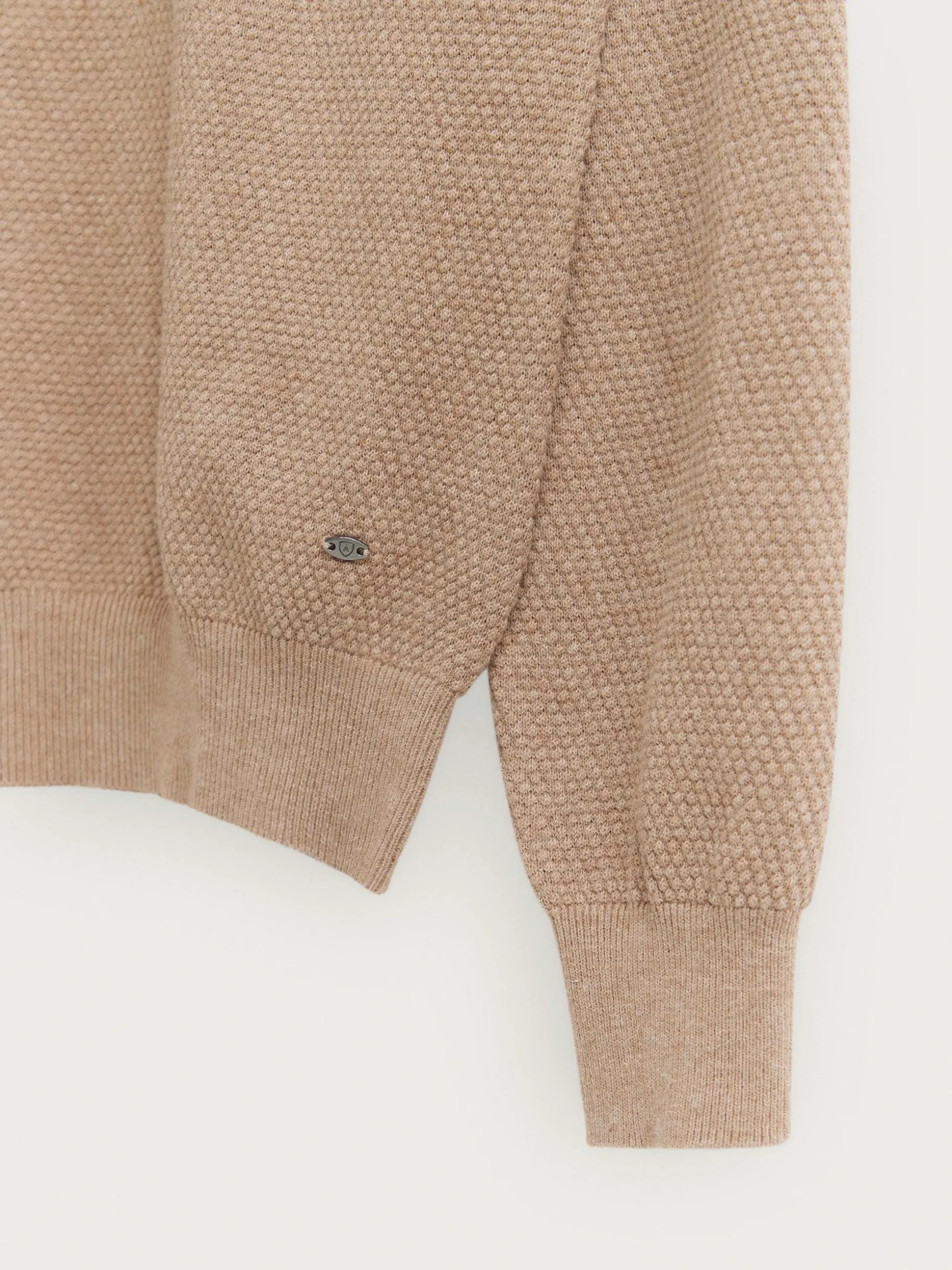 JERSEY CREMALLERA BEIGE