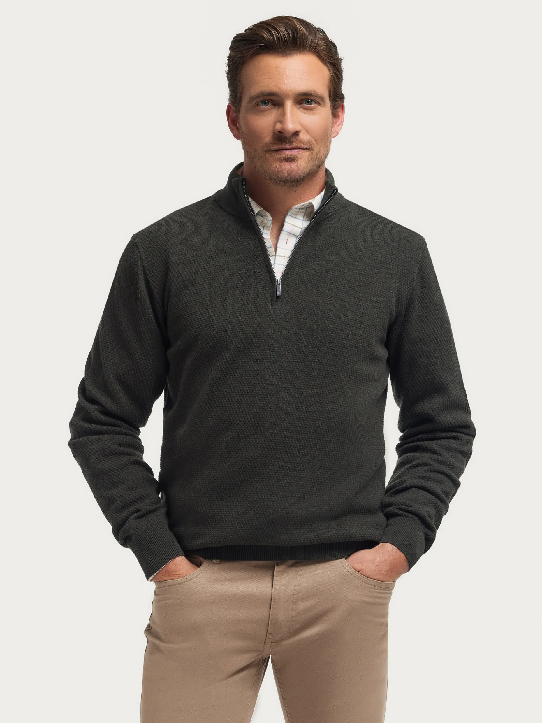 JERSEY CREMALLERA VERDE