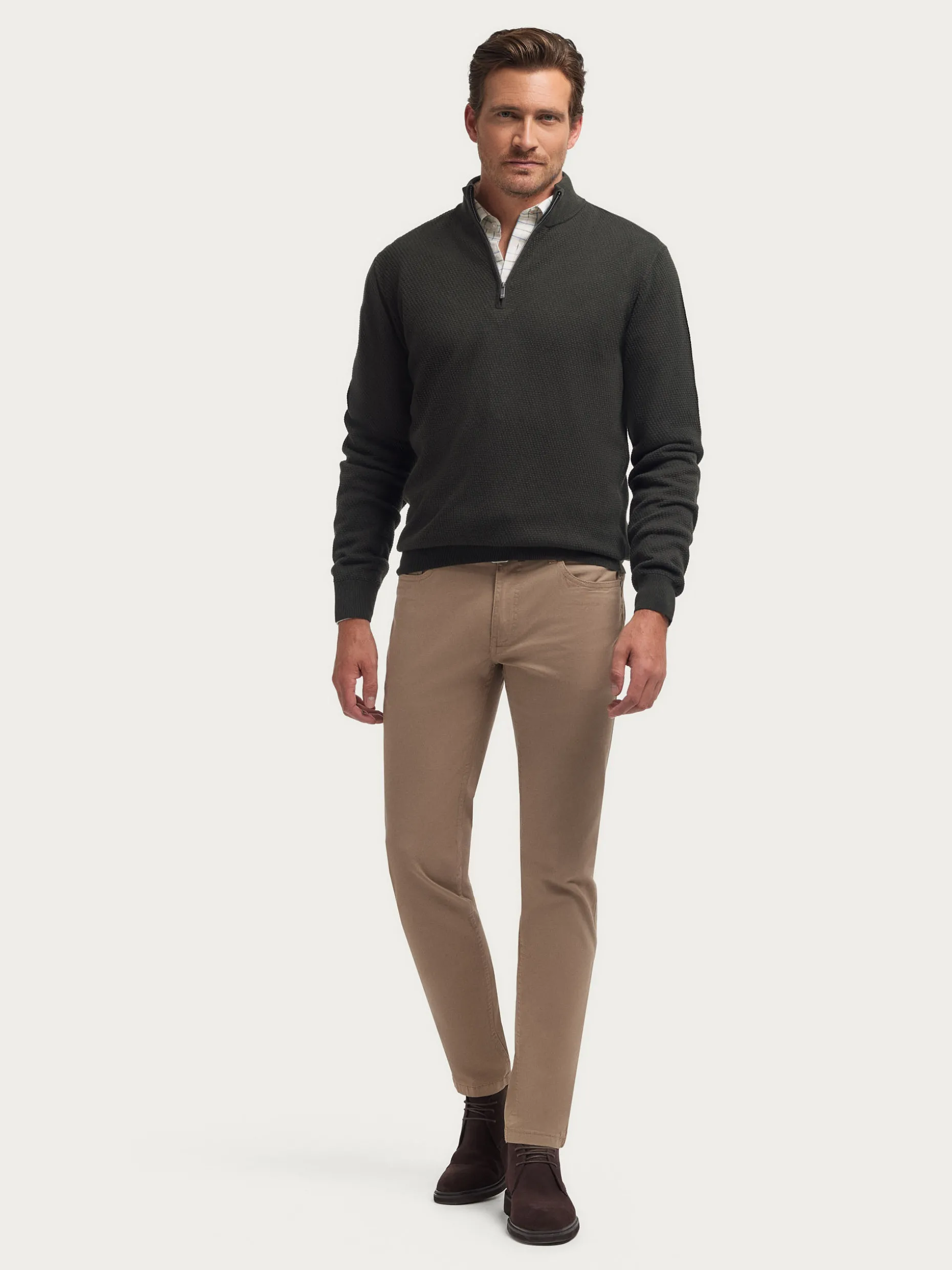 JERSEY CREMALLERA VERDE