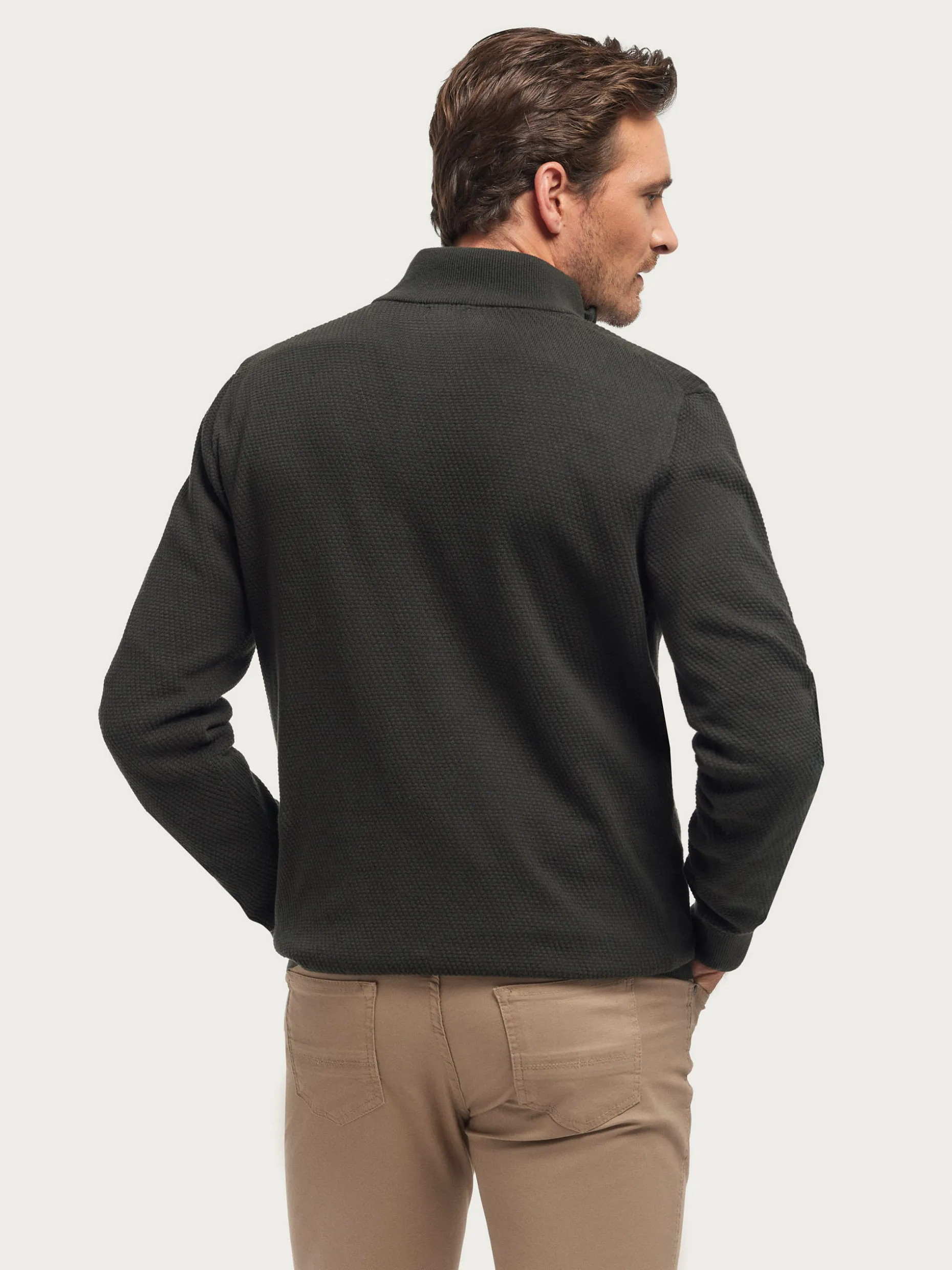 JERSEY CREMALLERA VERDE