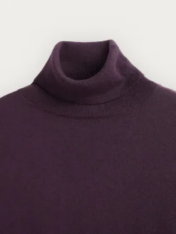 JERSEY ROLL COLLAR BURDEOS