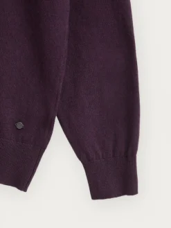 JERSEY ROLL COLLAR BURDEOS