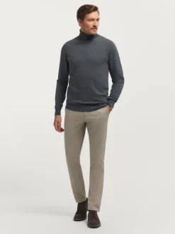 JERSEY ROLL COLLAR GRIS