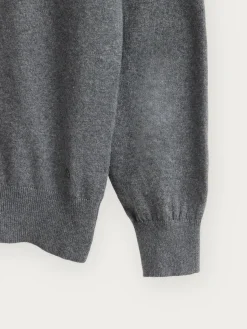 JERSEY ROLL COLLAR GRIS