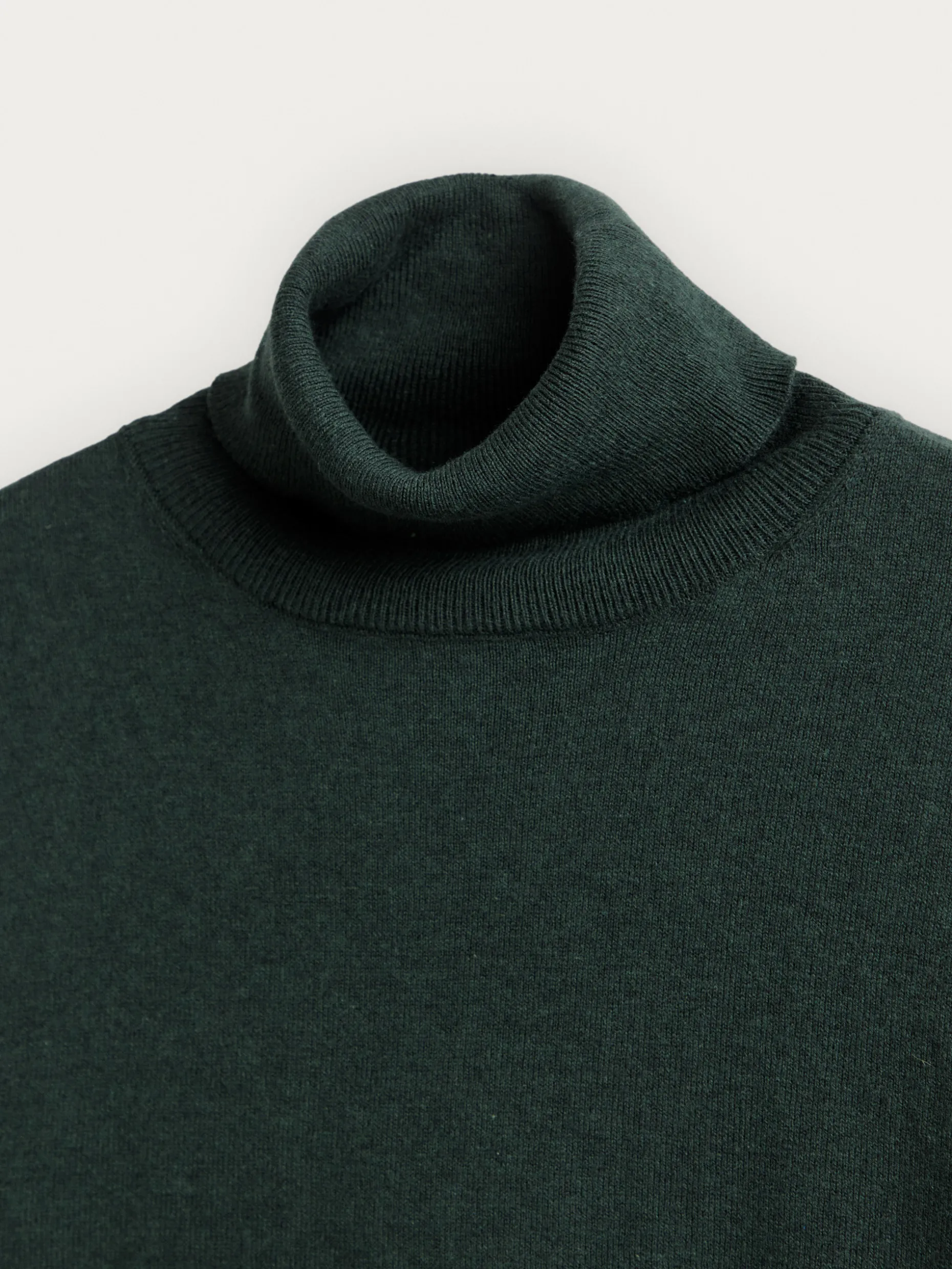JERSEY ROLL COLLAR VERDE