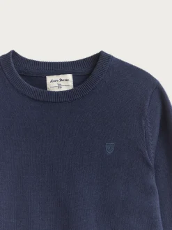 JERSEY ROUND NECK KIDS AZUL MARINO