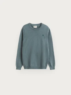 JERSEY ROUND NECK KIDS AZUL