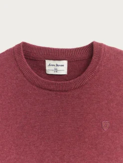 JERSEY ROUND NECK KIDS BURDEOS