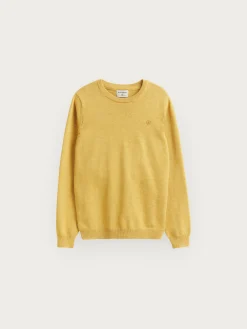 JERSEY ROUND NECK KIDS MOSTAZA