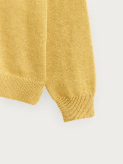 JERSEY ROUND NECK KIDS MOSTAZA